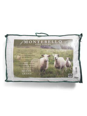 MONTEBELLO 16x25 Year Round Australian Wool Pillow